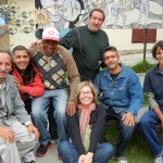 The artists of Muralando in Havana, Cuba